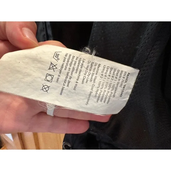 Men's Vintage Timberland Weathergear Windbreaker size M. Hood & zip pockets p - Picture 8 of 8